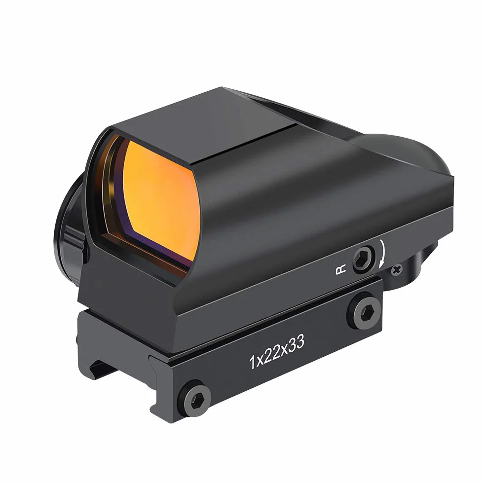 Feyachi RS-25 Viseur Point Rouge avec 4 Réticule 11 Luminosité Réglages Tactique Viser Airsoft Étanche Viseur Optique avec 20mm/22mm Picatinny Montage sur Rail