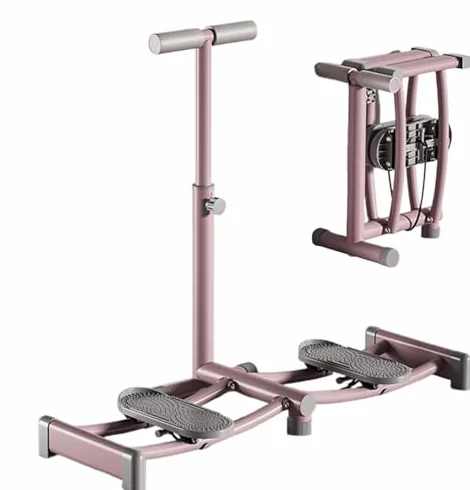 Simulateur de ski pliable – Entraînement musculaire du plancher pelvien pour façonner la cuisse et les jambes avec pédales antidérapantes