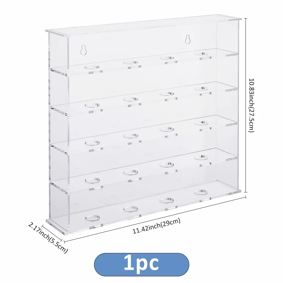 SUPERFINDINGS 1 Set Porte-balles de Golf montable Collection de balles de Golf Vitrine Acrylique Présentoir Transparent Présentoir Suspendu pour vitrine de Magasin