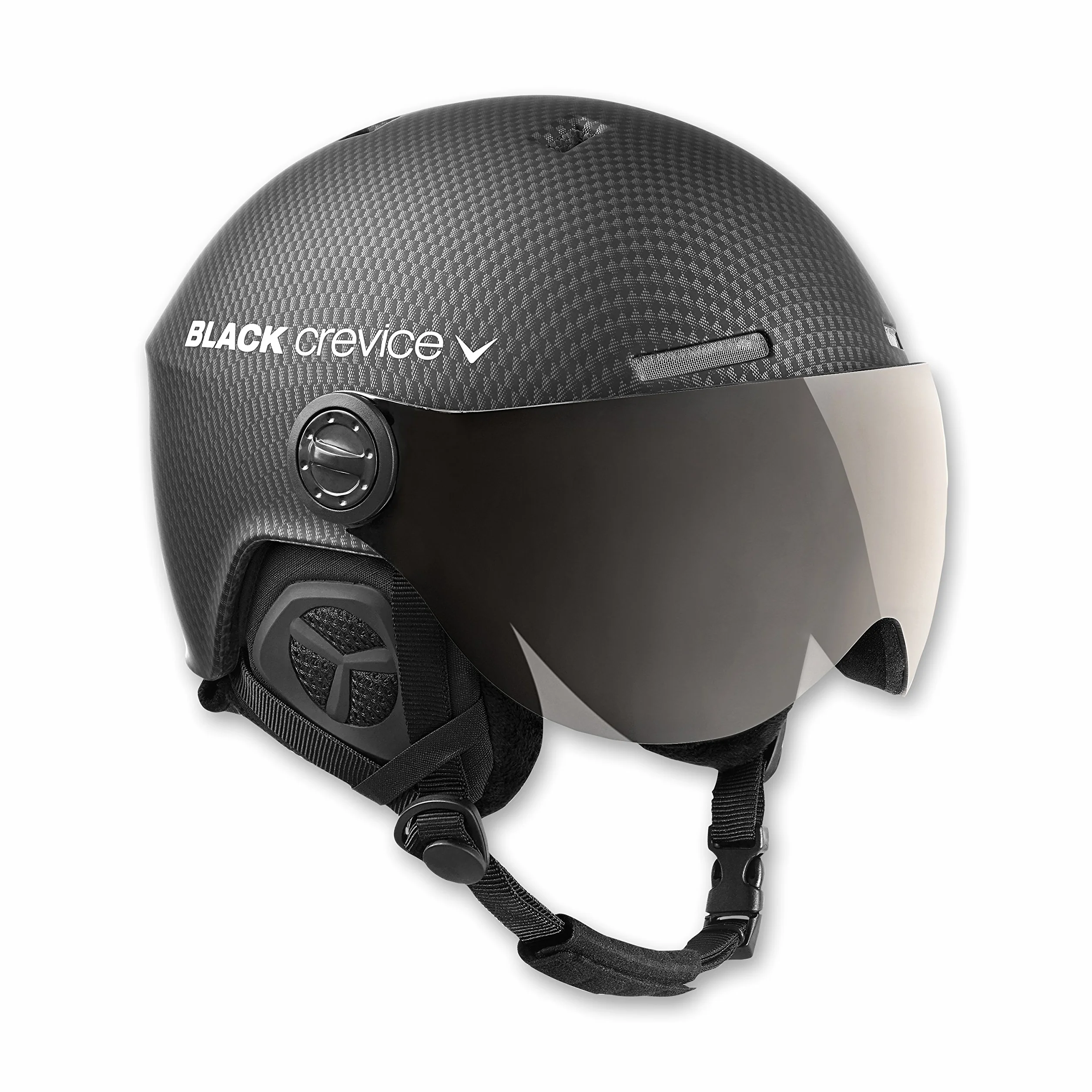 Black Crevice Casque de Ski pour Adulte Gstaad