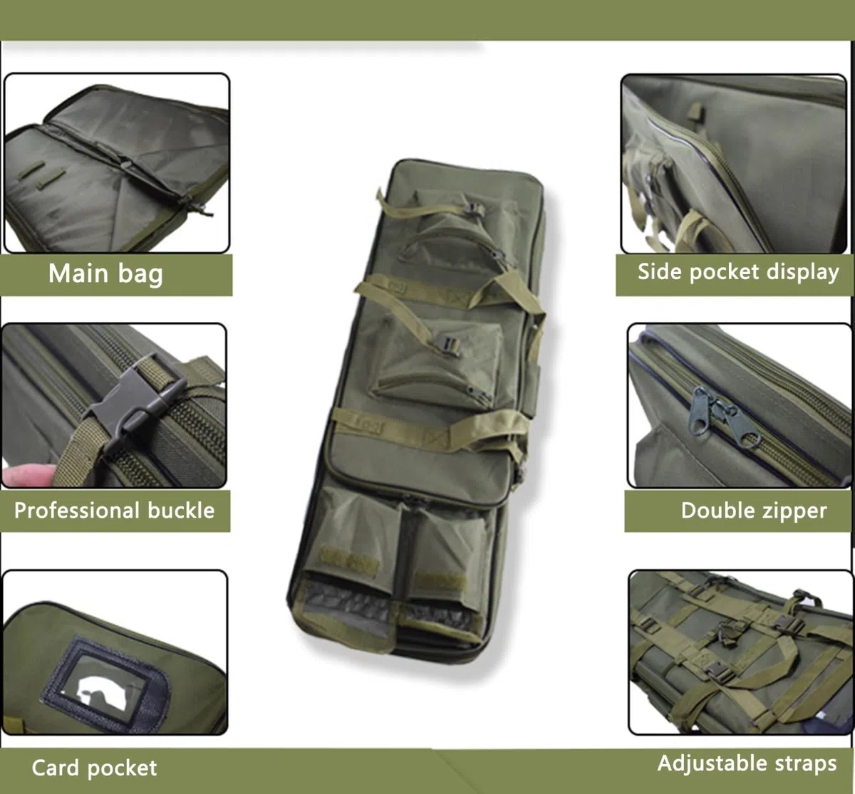 Étuis À Fusil pour Fusils,Sac De Tir Sportif,Sac Tactique Militaire,Pistolets Étui À Fusil Souple Sac De Gamme De Chasse Airsoft Carabine Tactique Sac À Dos pour Le Tir De Chasse