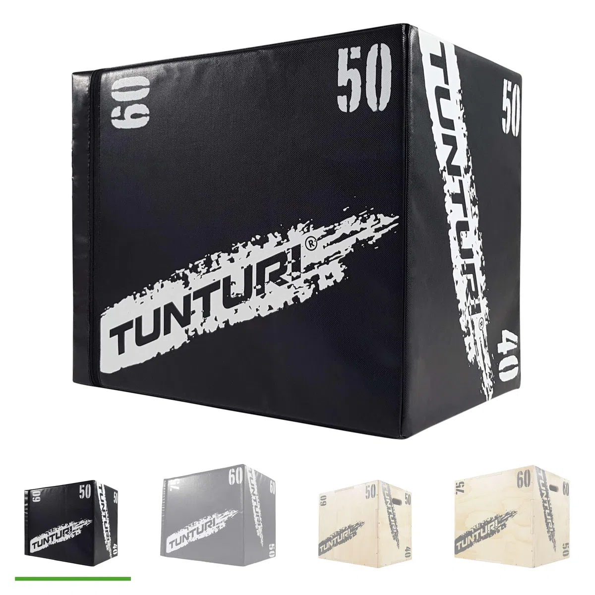 Tunturi boîte Plyo Boxde Fitness EVA 40 x 50 x 60 cm Noir