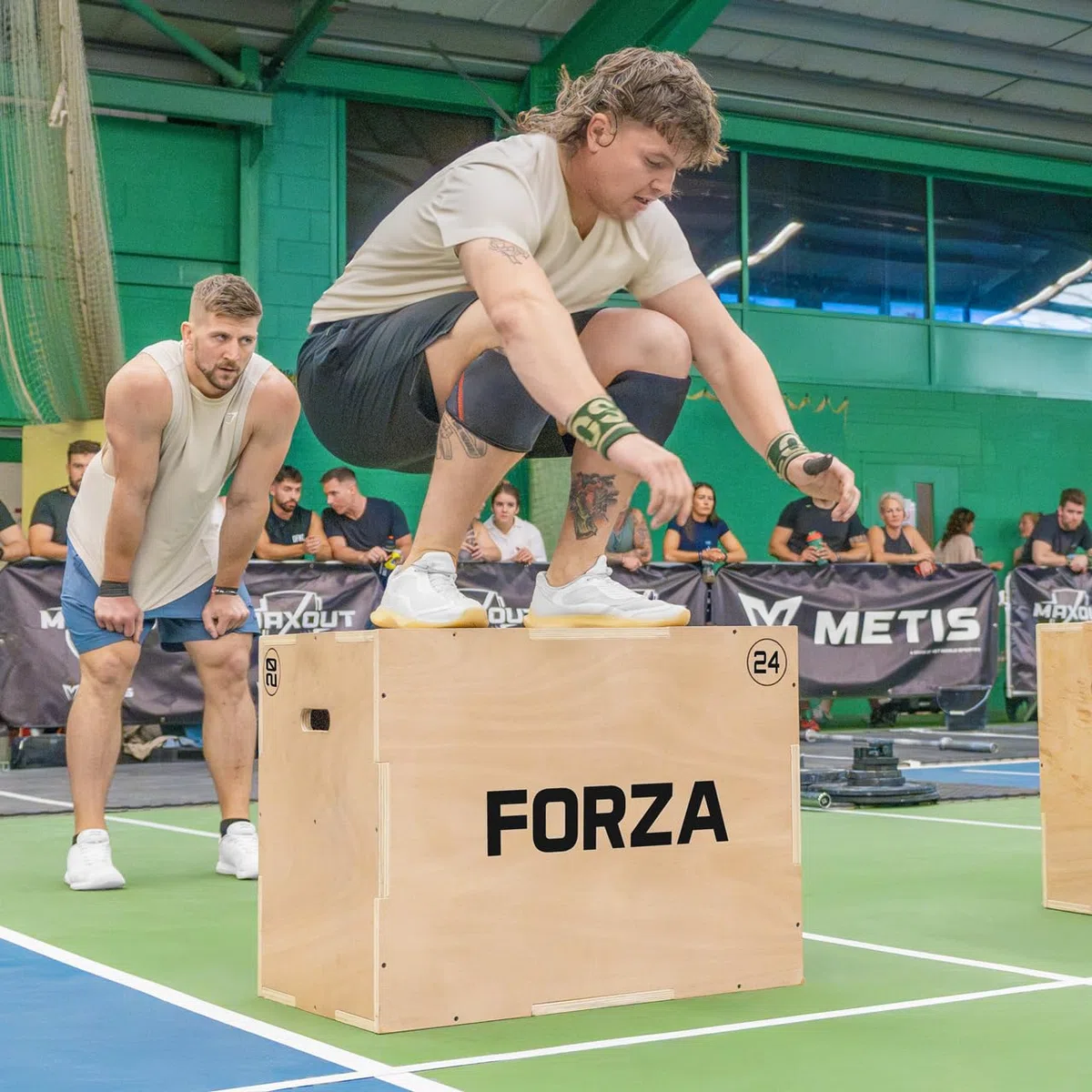 Forza Box Jump Pliometrie 3-en-1 – Appareil Musculation, Fitness & Crossfit | Plyobox en Bois pour Box Training | Hauteur Réglable de 51cm, 61cm & 76cm Plyo Box