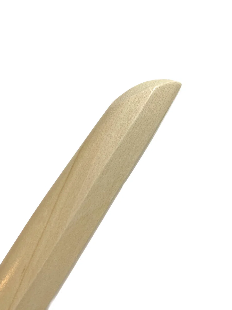 Bokken - Épée japonaise en bois clair - 101 cm - Avec Tsuba - Pour l'entraînement Aikido Kobudo - Pour arts martiaux