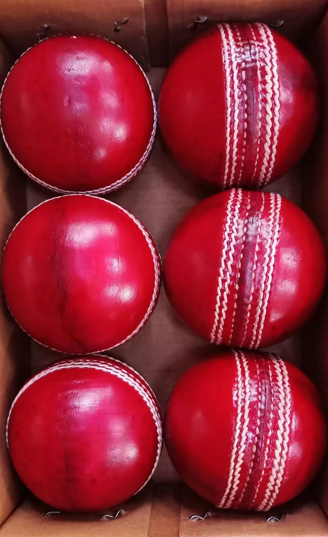 Balle de Cricket en Cuir (2 pièces)