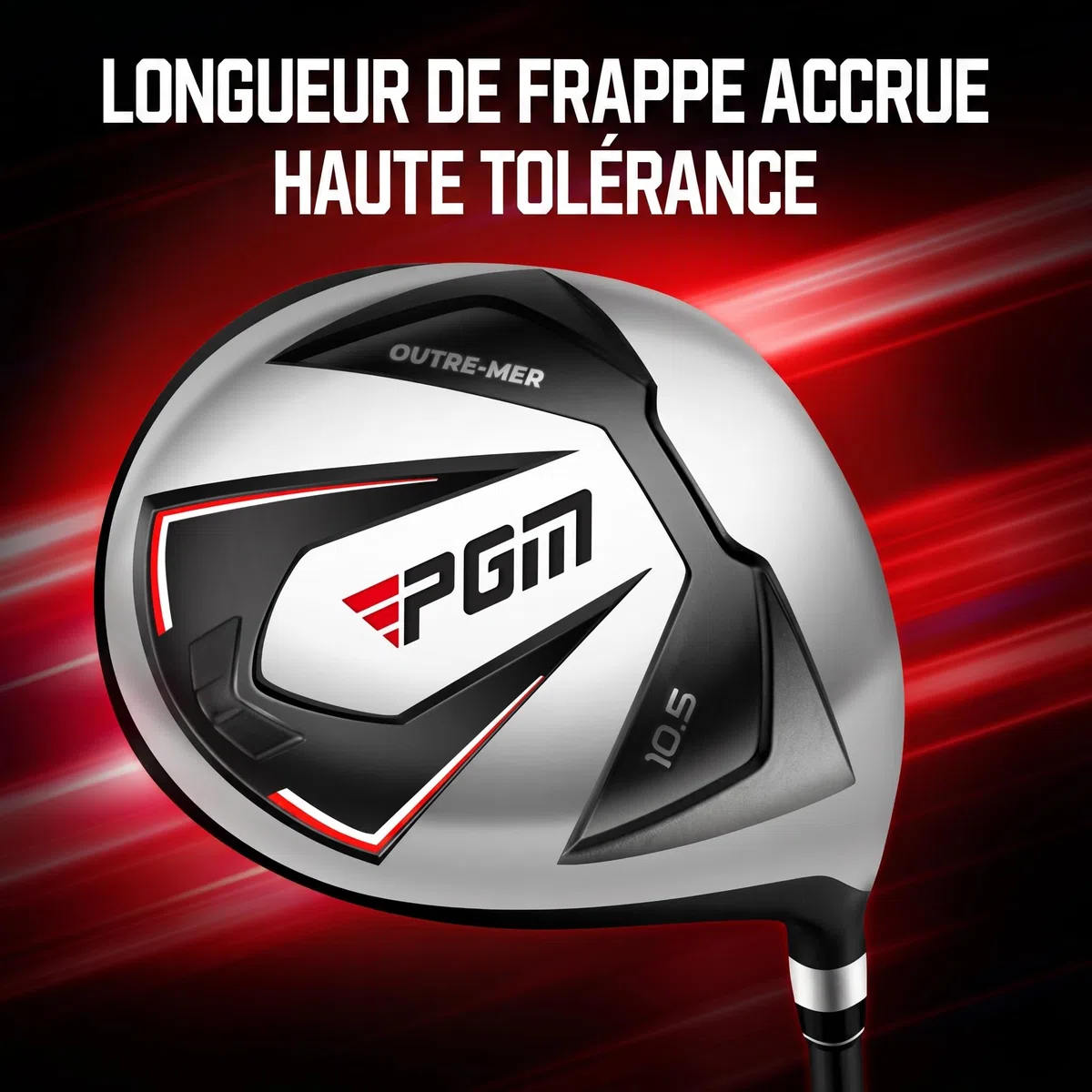 PGM Ensemble de clubs de golf pour homme avec 12 clubs – 4 bois (#1, 3, 5, 4H), 7 fers (#5, 6, 7, 8, 9, PW, SW) et 1 putter – Sac de support de golf