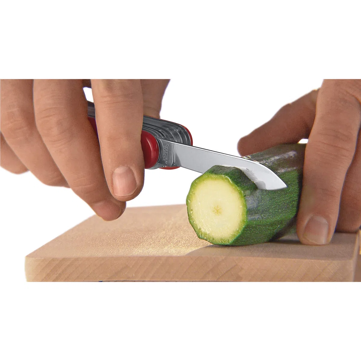 Victorinox Ranger Grip 55 Couteau de Poche Suisse, Multitool, 12 Fonctions, Grande Lame Fixe, Tire Bouchon
