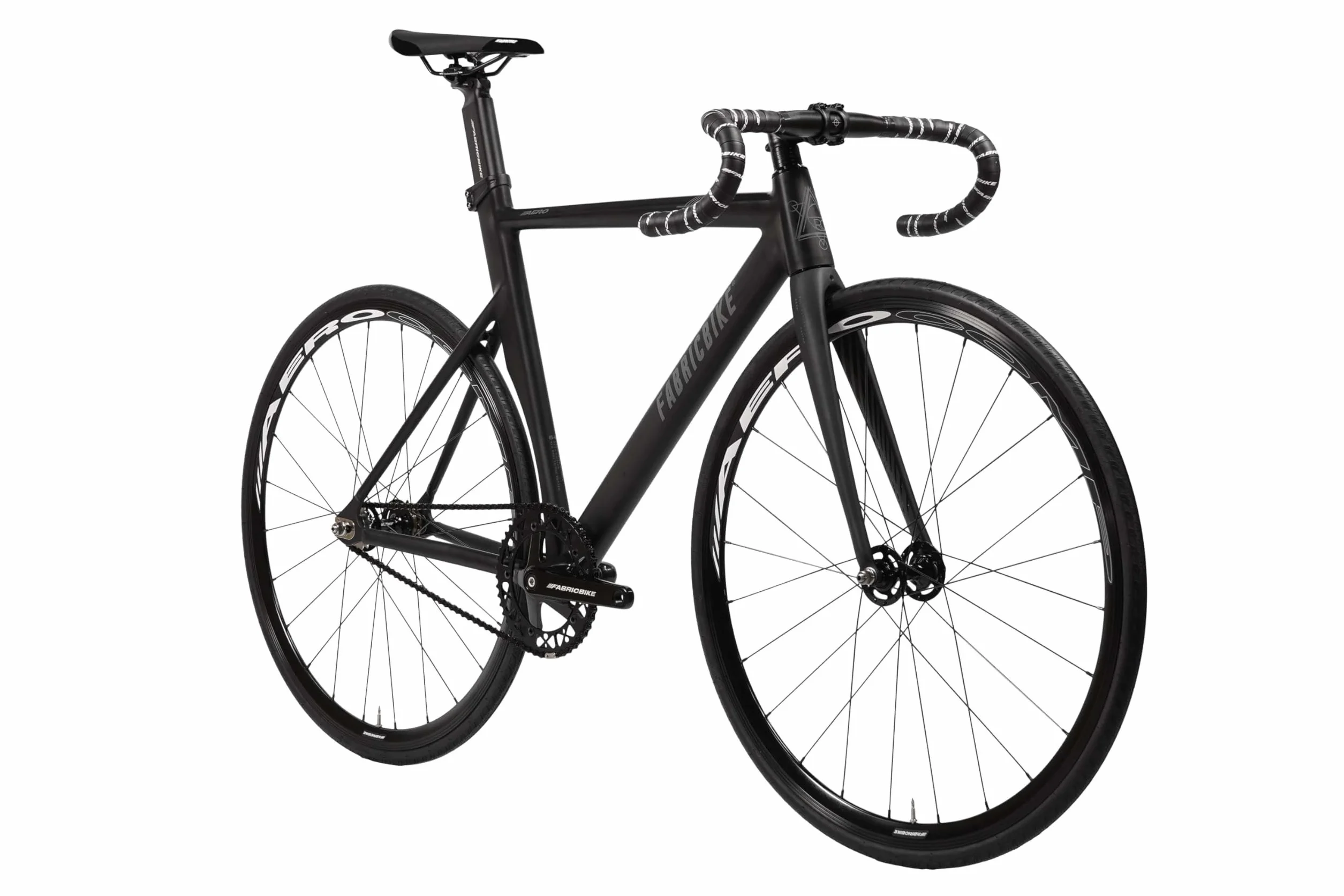 FabricBike Aero - Fixed Gear Bicyclette, Single Speed Fixie Complète moyeu, Cadre en Aluminium et Fourche en Carbone, Roues 28, 5 Couleurs, 3 Dimensions, 7.95 kg (Taille M)