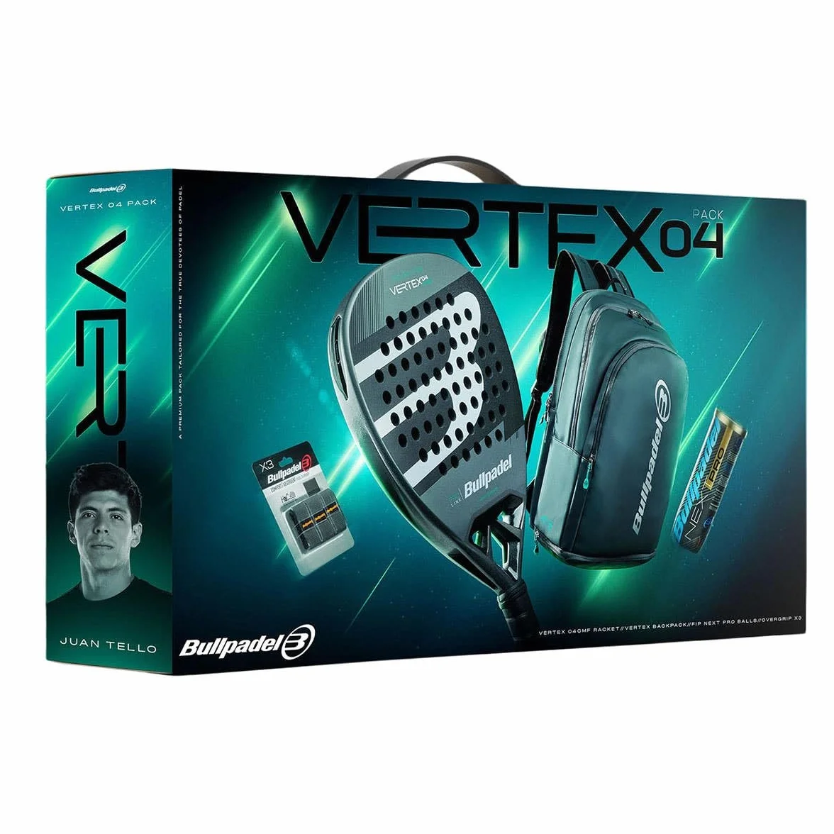 Pack BULLPADEL Vertex 04 Comfort