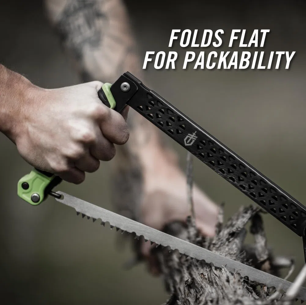 Gerber Freescape Scie Pliante Mixte Adulte Noir/Vert Taille Unique
