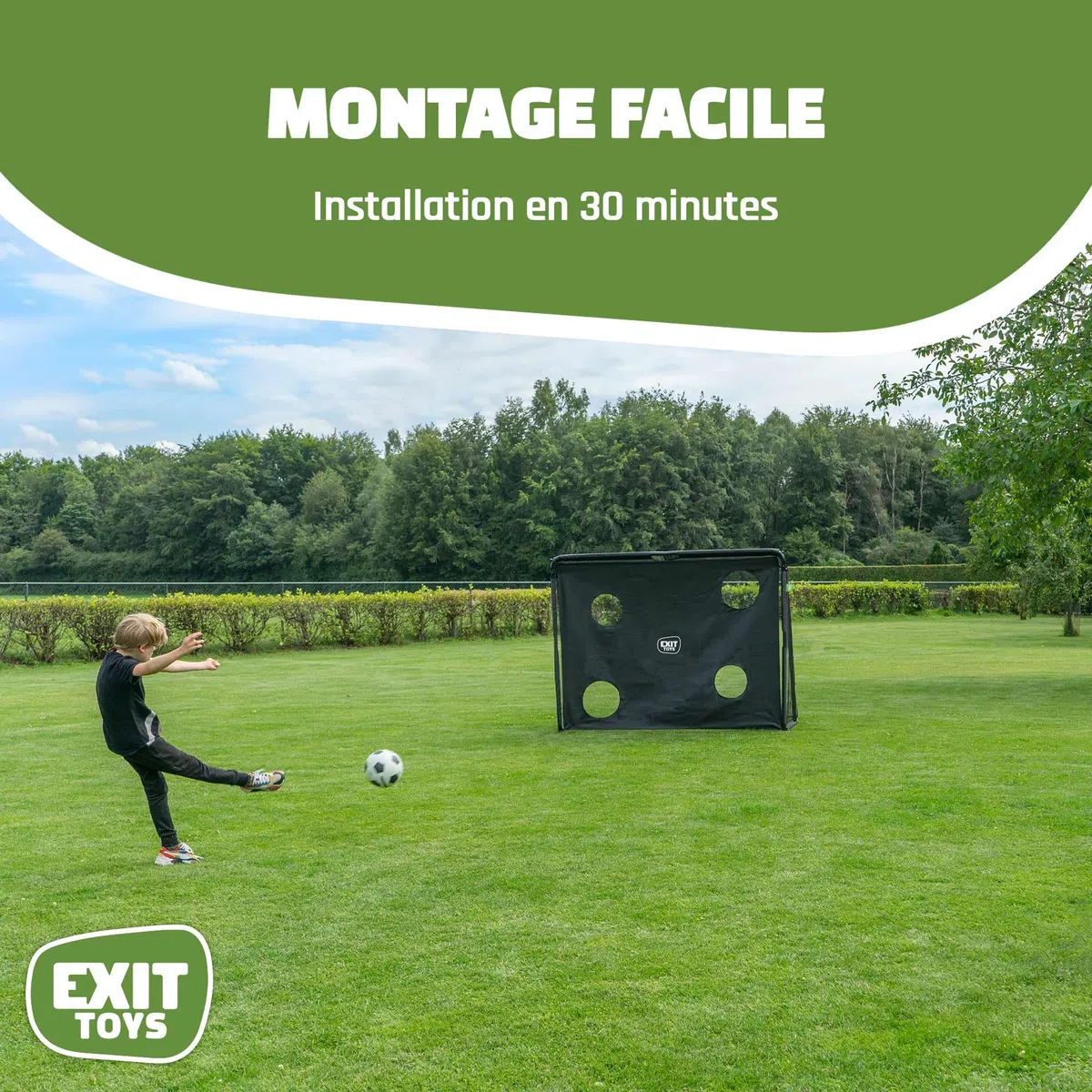 EXIT Toys But de Football en Acier