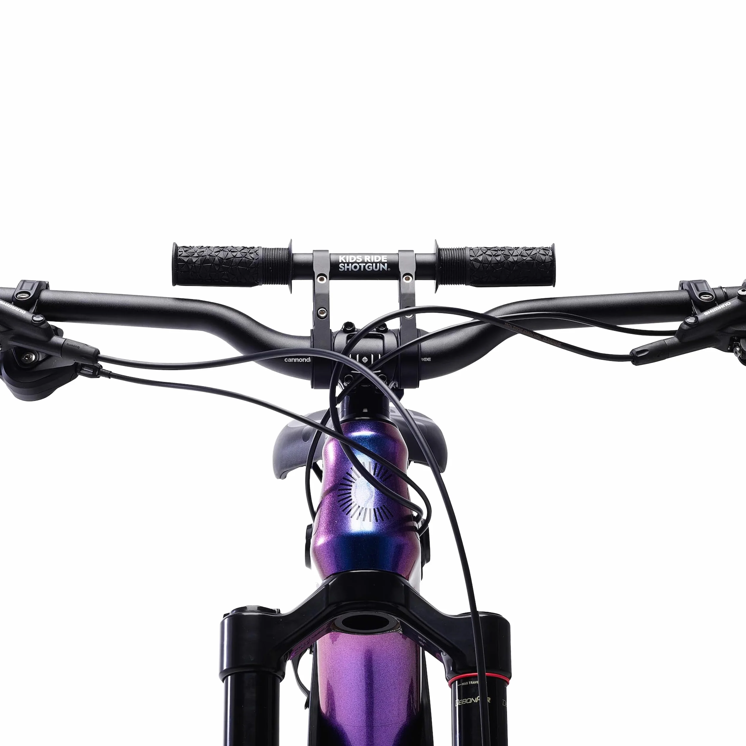 Kids Ride Shotgun – Guidons, Compatible avec la plupart des VTT récents pour adultes, Accessoire pour la selle enfant, Installation et retrait faciles (Shotgun 2.0 Handlebars)